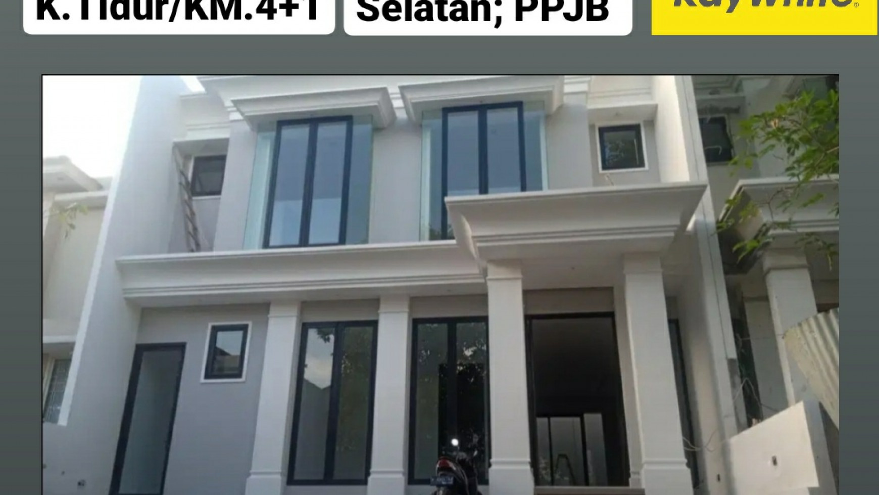 Dijual Rumah Taman Puspa Raya Citraland Surabaya Barat- Baru 2 Lantai - K.Tidur 4+1 - Bisa KPR Bank