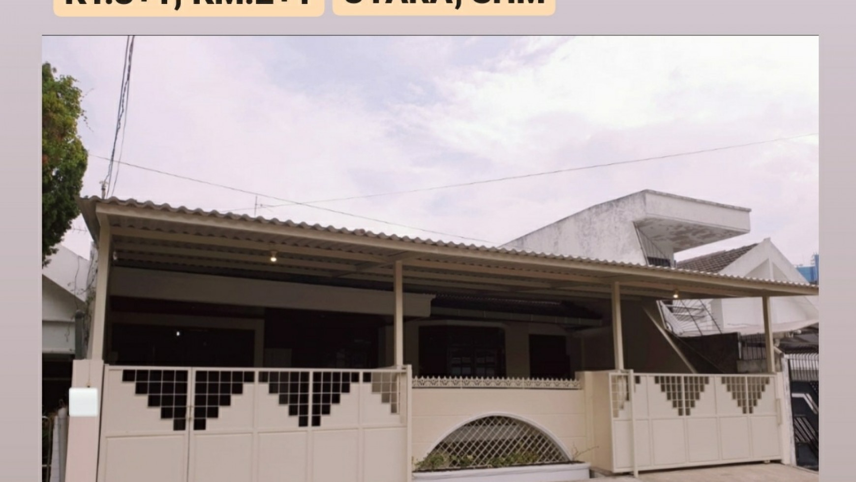 Dijual Rumah Manyar Kertoadi - Surabaya Timur - SEMI Furnished + Taman Asri - SHM Strategis dekat Galaxy Mall