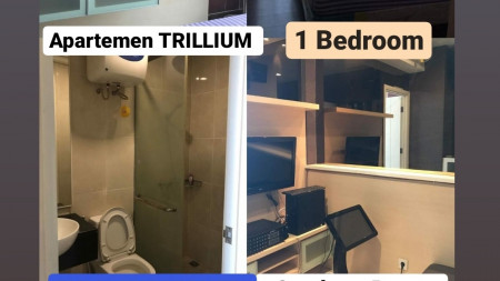 Jual / Sewa Apartemen Trillium Residence -1 Bedroom Full Furnished Modern - Surabaya Pusat Kota - Bisa KPA