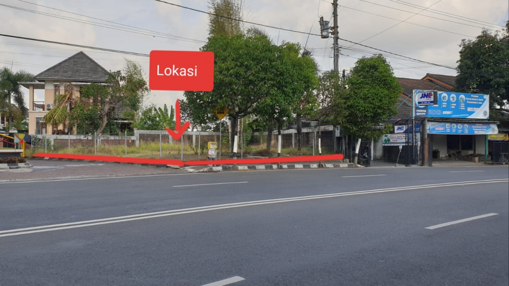 TANAH KAVLING DI HOS COKROMINOTO JOGJA