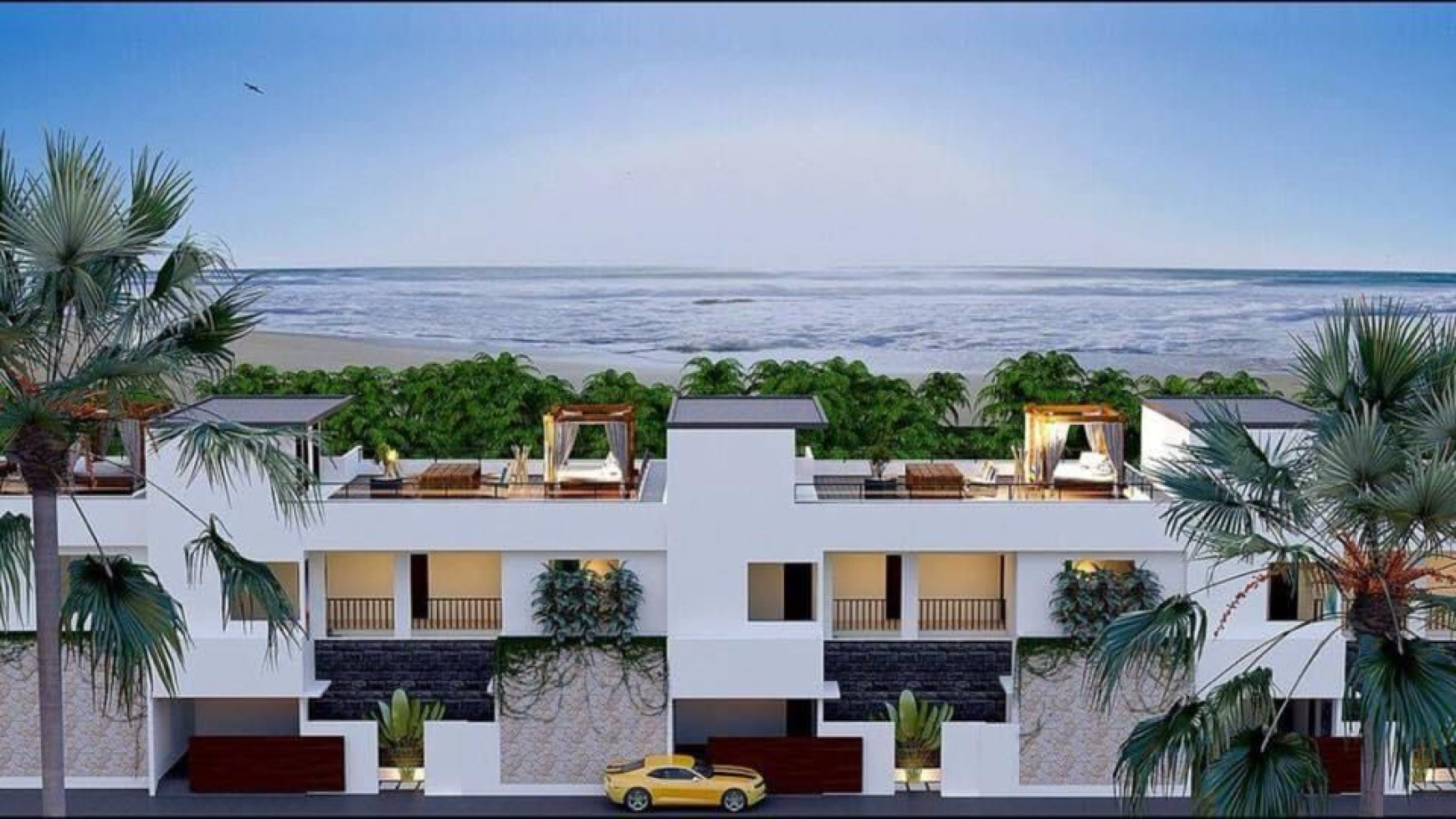 2.600 sqm of beautiful freehold land just minutes walk to the Flamingo beach club and a surfing beach 