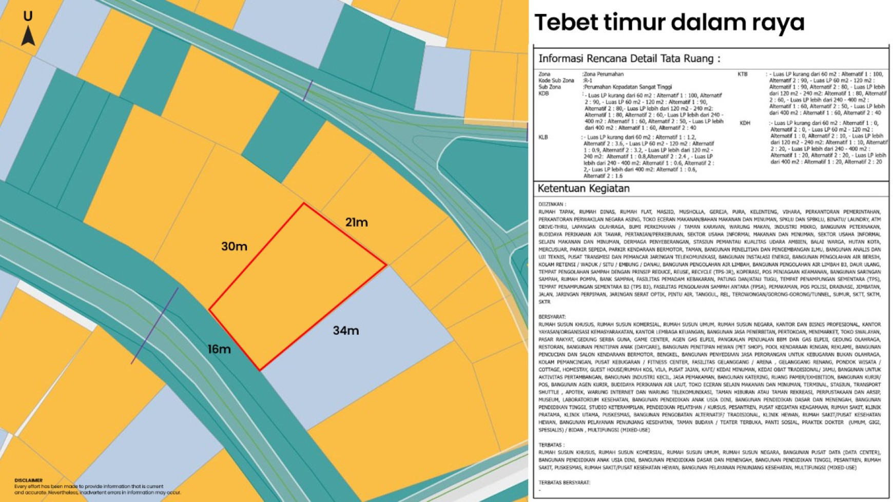 Tanah Langka area Tebet Rimur Dalam Raya 