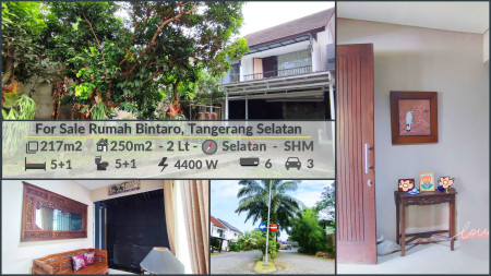 Rumah Minimalis di Bintaro Luas 217m2 Harga 4M Nego #WWC