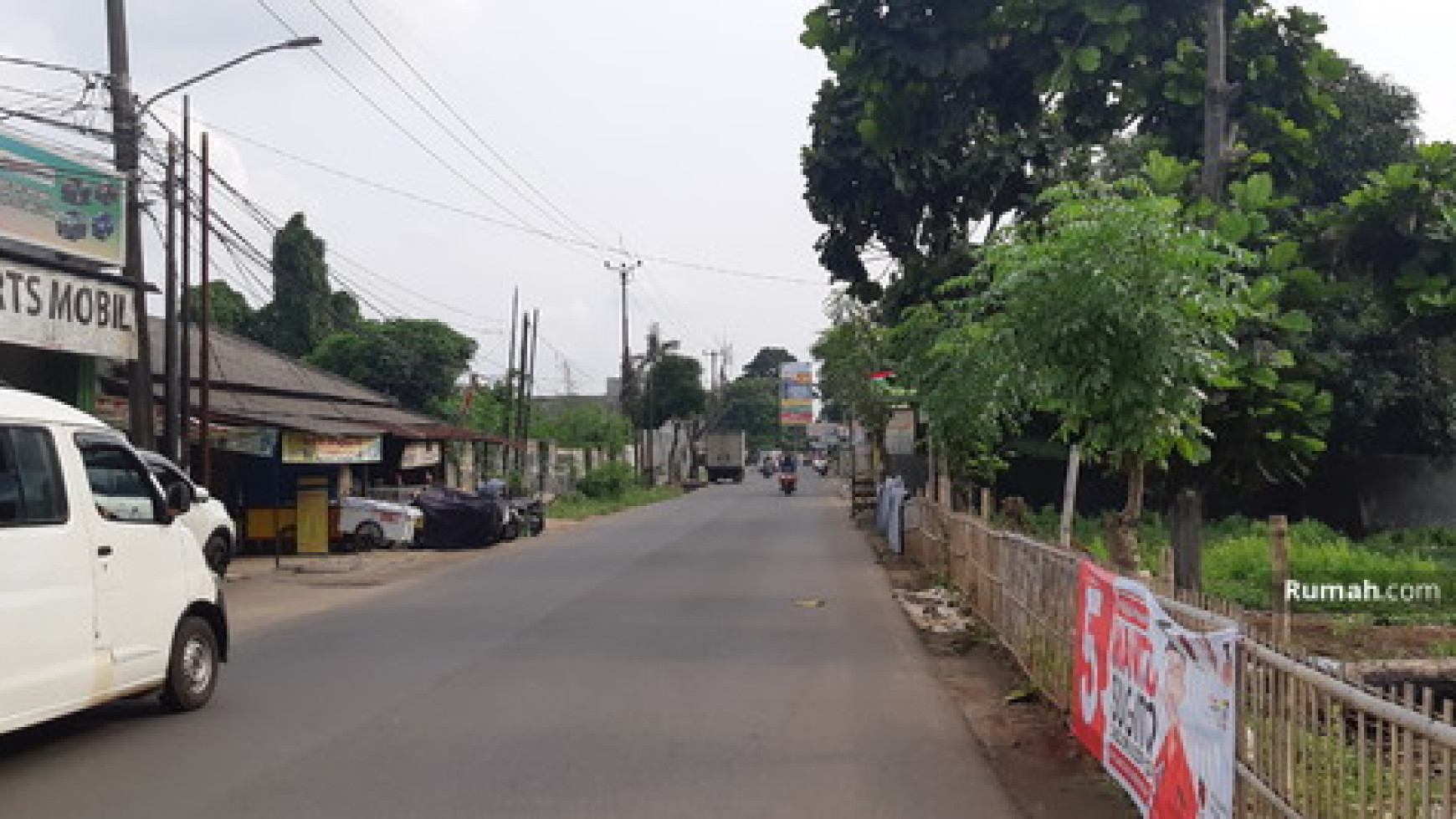 TANAH LUAS SIAP BANGUN AREA RAMAI DAN STRATEGIS JOMBANG BINTARO