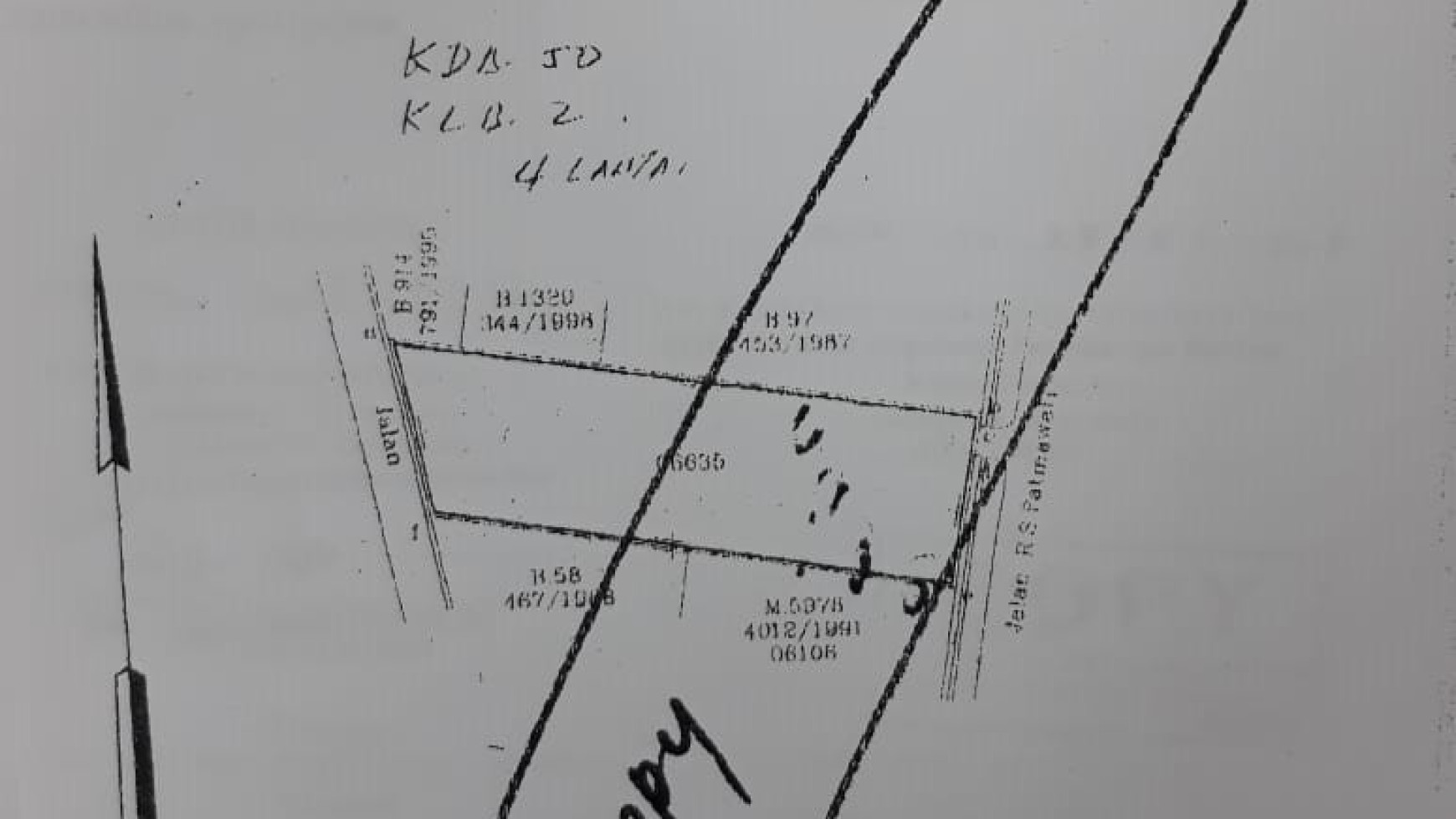 For Salle Tanah Utk Bangun Gedung or Ruko Komersiel area jalur MRT Fatmawati Raya