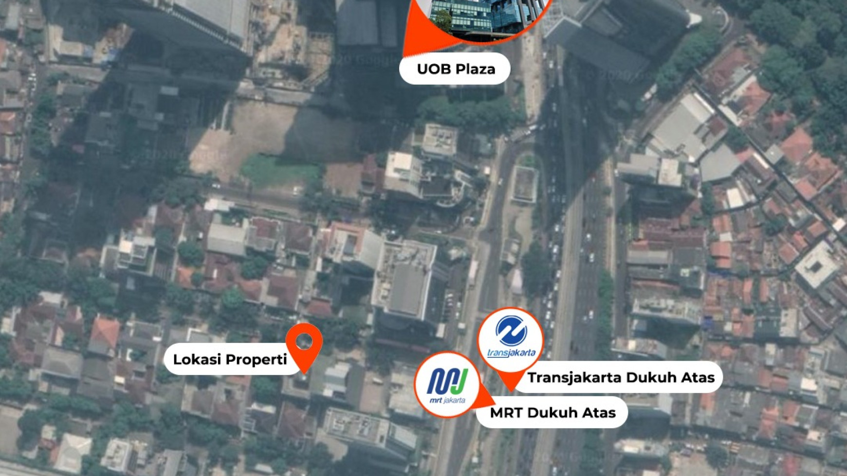 For Sale Rumah Komersial  area Thamrin dekat ST BNI dan MRT