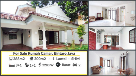 Rumah Lama Siap Huni di Bintaro Jaya Luas 288m Harga 3.5M Nego sampai DEAL #WWC