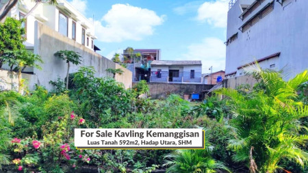 HOT SALE !!! Kavling Luas 592 m2 di Kawasan Kemanggisan, Jakarta Barat