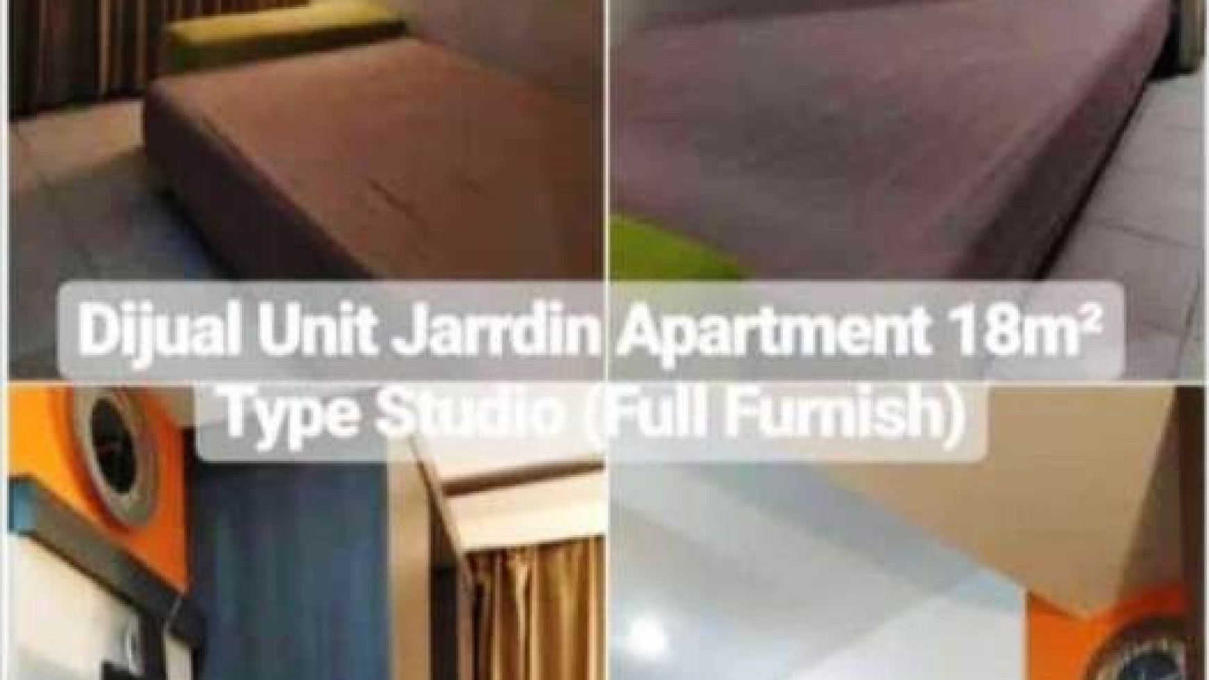 Dijual Unit Apartement Jardin