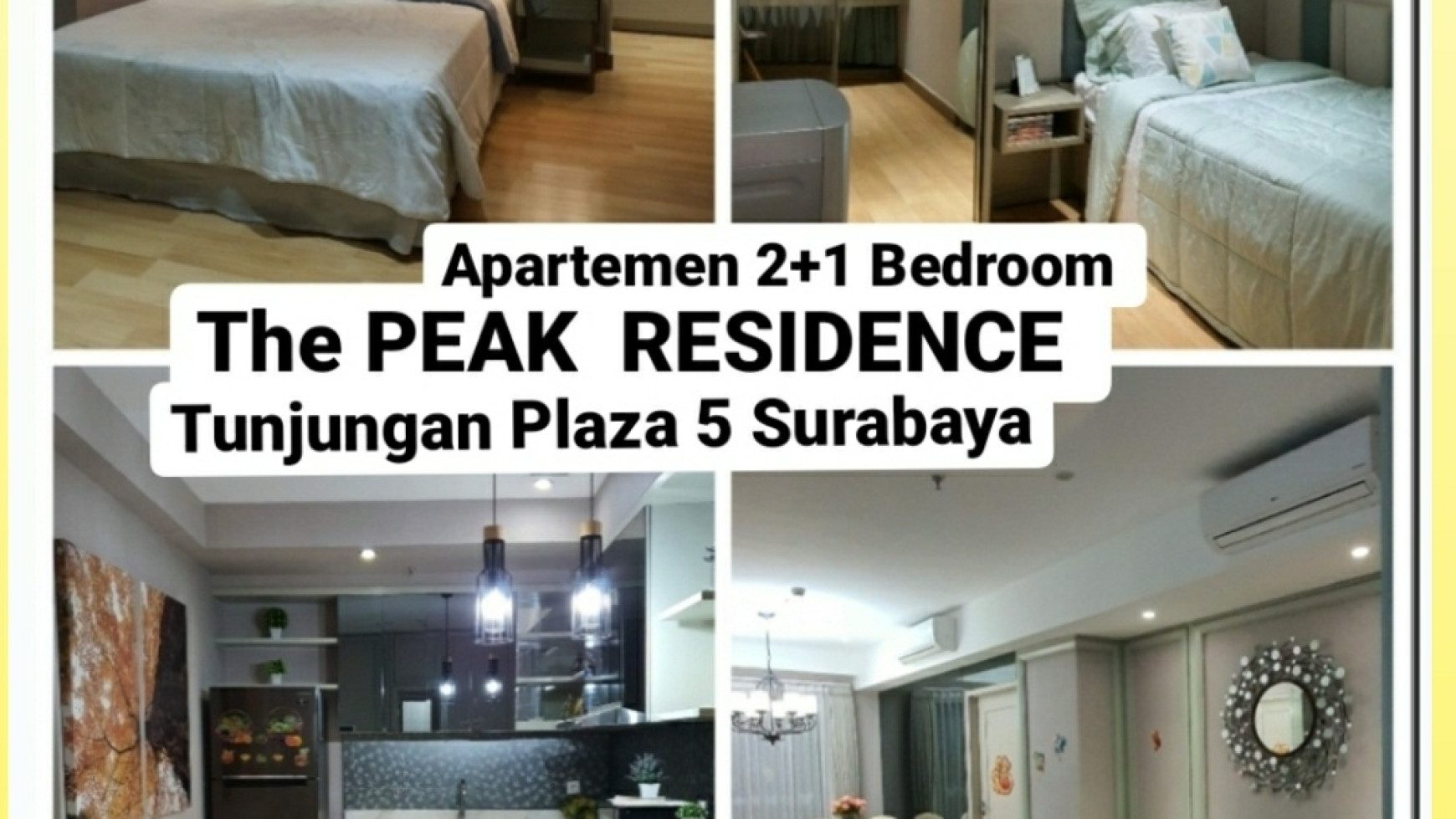 Jual / Sewa Apartemen 2+1 Bedroom Full FURNISHED + Elektronik 