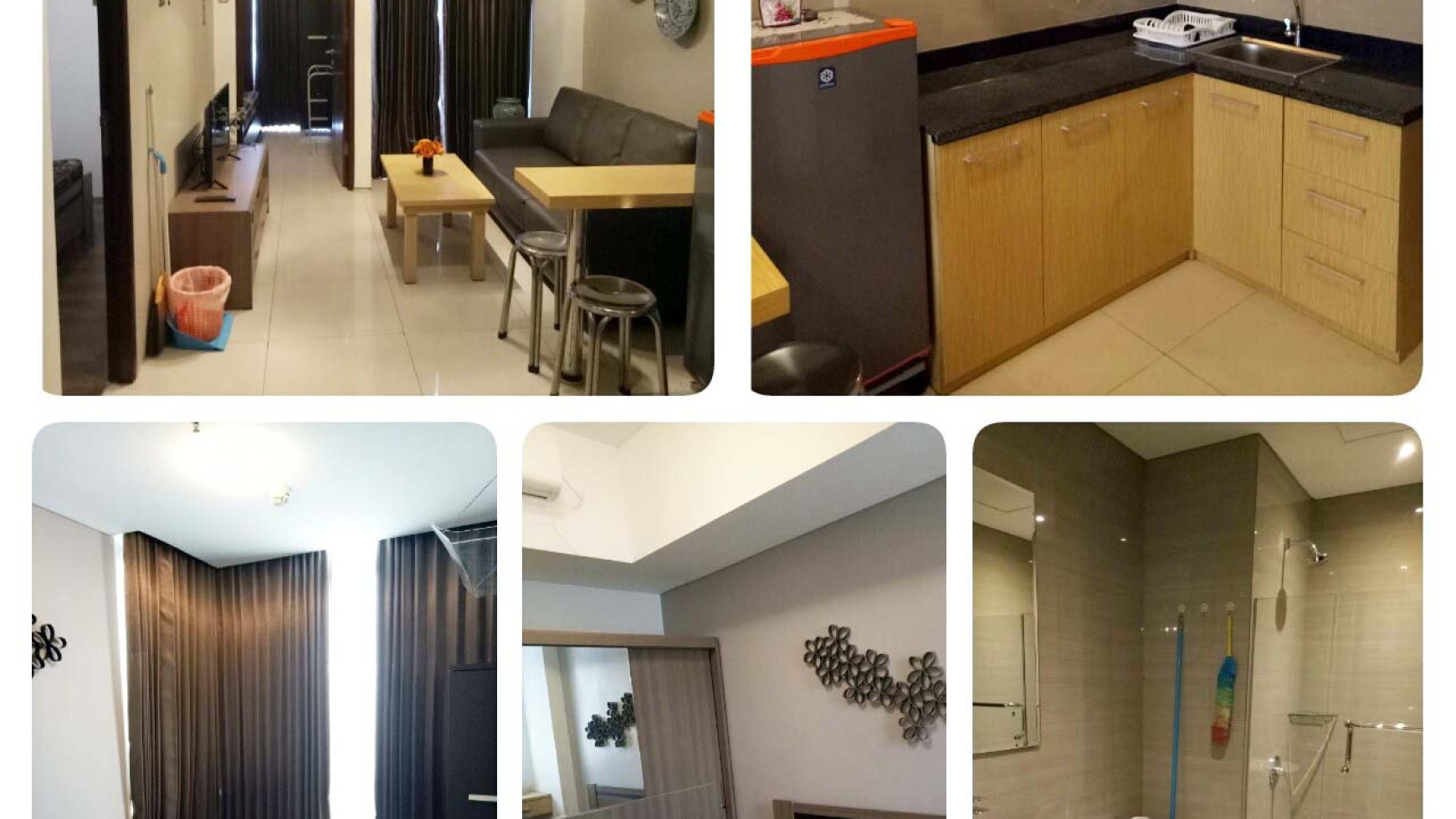 Apartemen di Marvell City Surabaya, Full Furnished, bisa sewa per tahun / per bulan