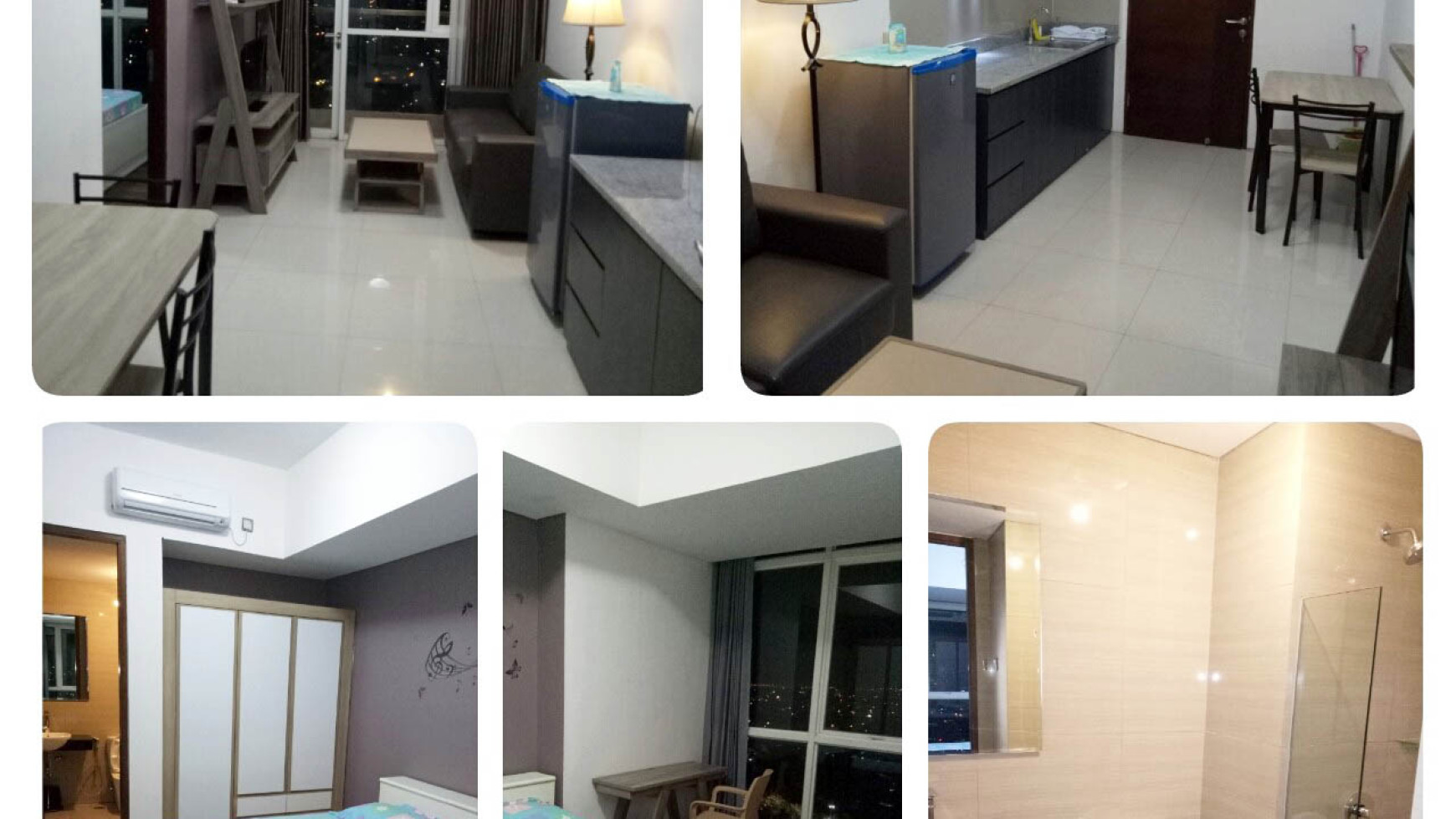 Apartemen di Marvell City Surabaya, View Pool City Selatan, Full Furnished