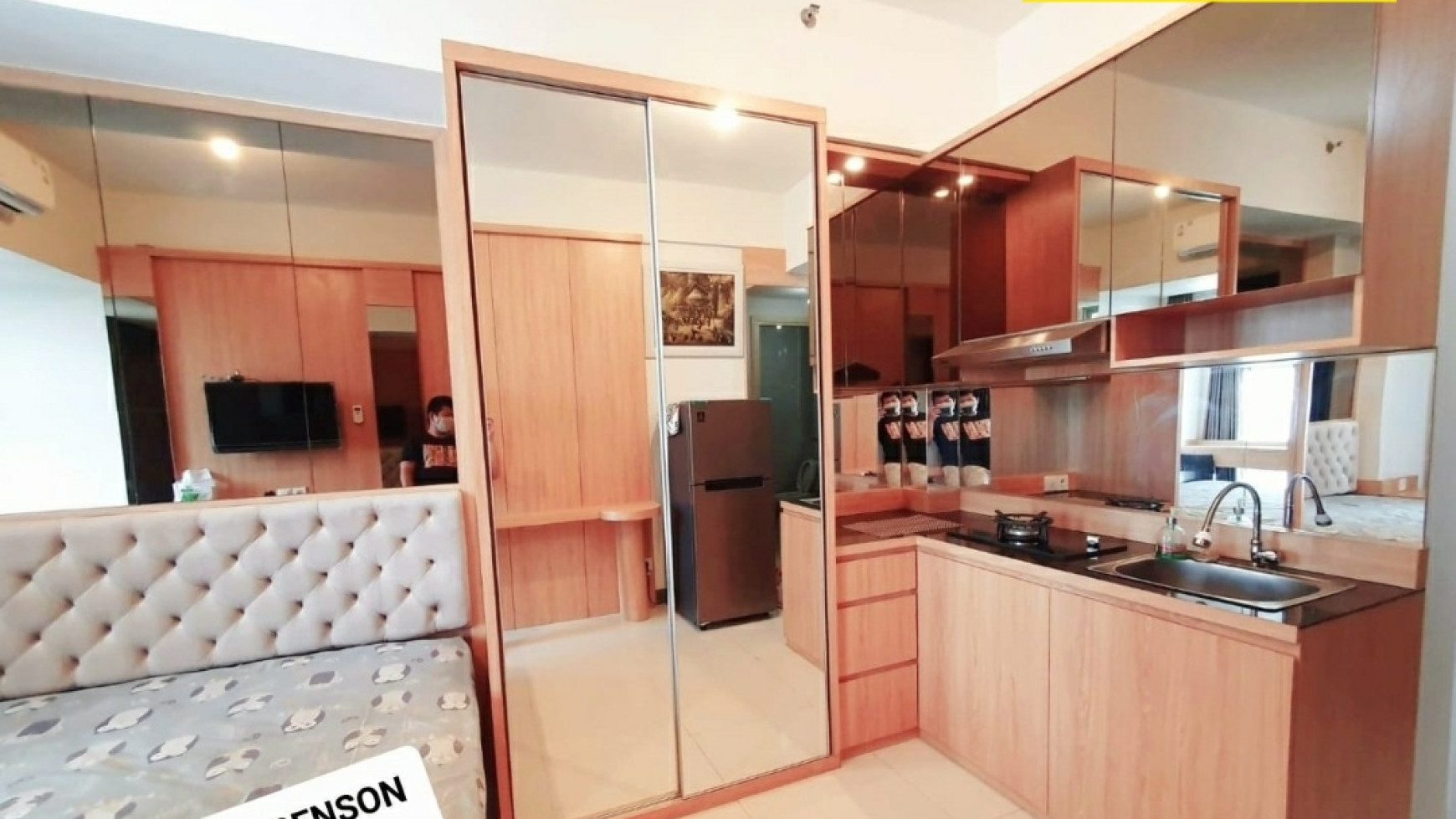 Dijual Apartemen Benson tipe Studio FULL FURNISHED Modern Mewah - Lokasi Selangkah ke Pakuwon Mall Surabaya Barat