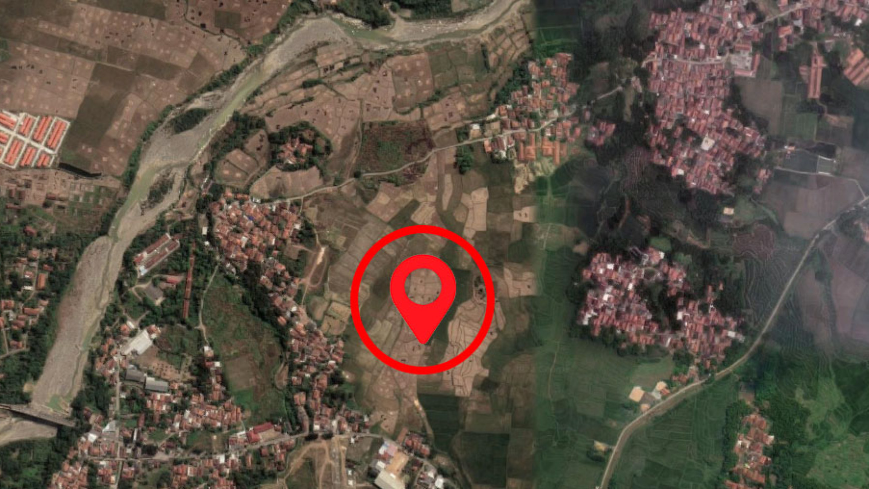 Tanah Sawah Jl Raya Loji, Sirnajati Cibarusah, Bekasi Luas 120.682m2
