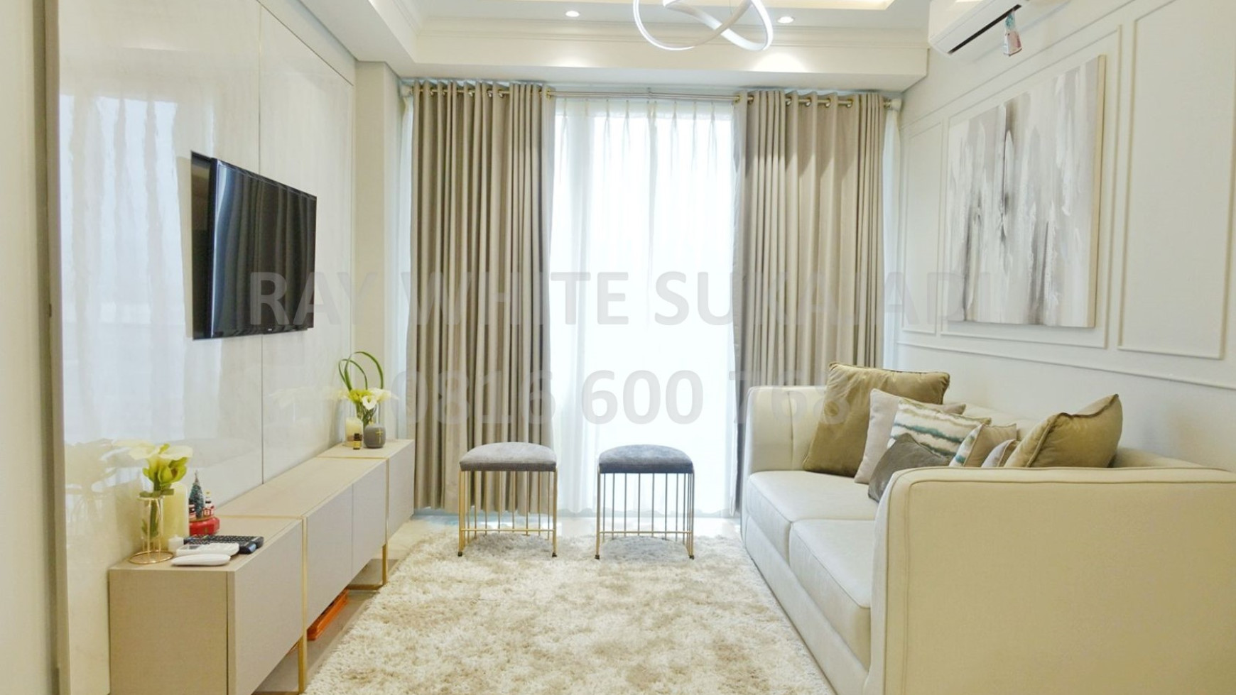 Landmark Apartment 3BR Lantai 18 Beautifully Furnished Tower B