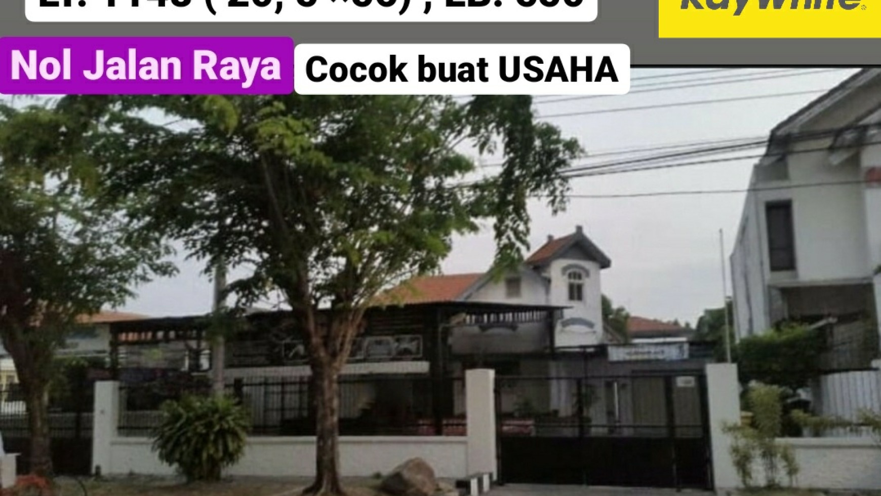 Dijual Rumah Jl. Anjasmoro -Surabaya Pusat Kota - STRATEGIS dekat Kedungdoro, Tidar - Cocok Buat Segala Usaha