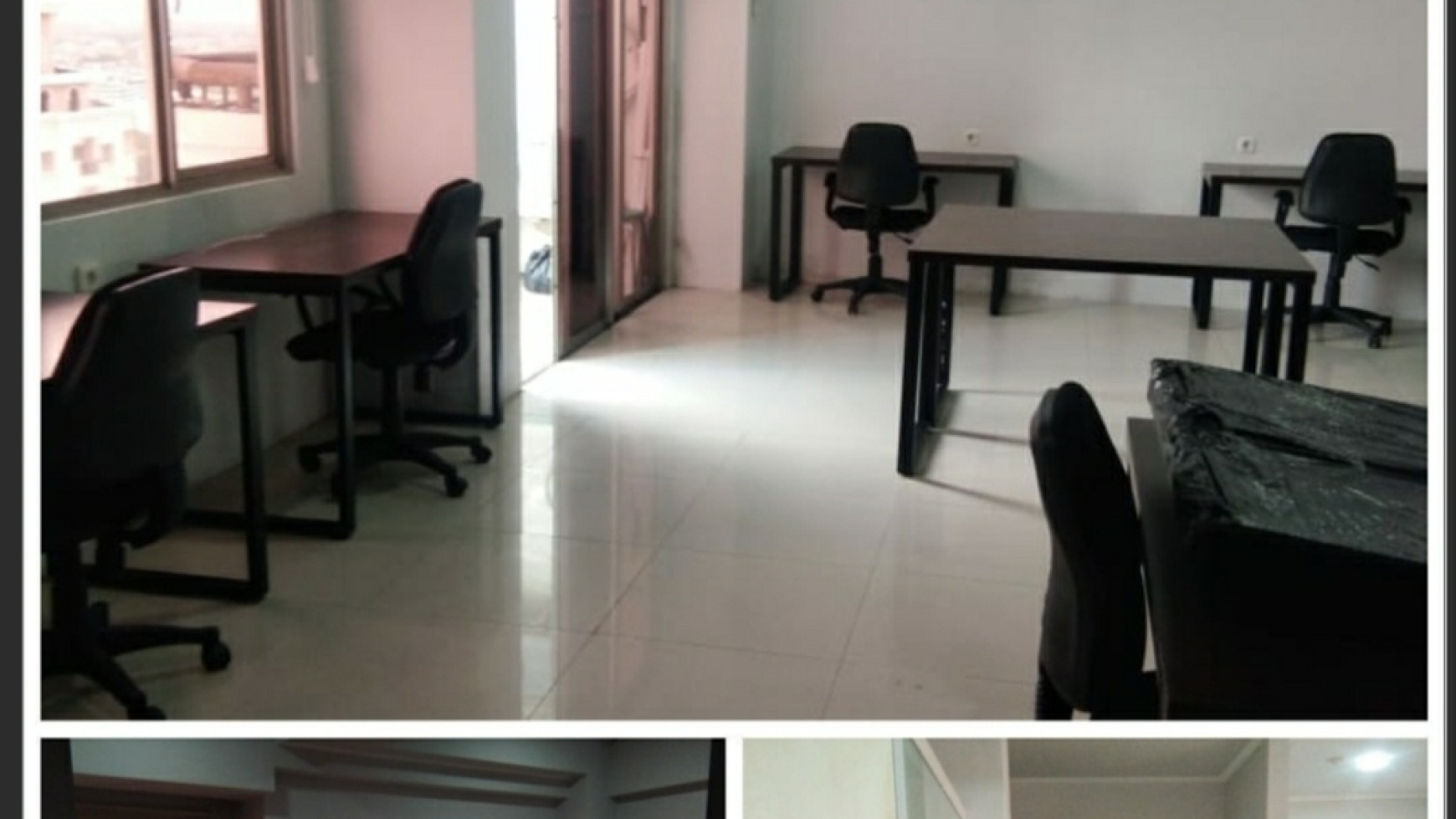 Dijual Apartemen Waterplace 3 Bedroom - SEMI Furnished- Tower E - Lantai 9 - Samping Supermall Strategis Lokasi