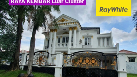 Dijual Rumah Wisata Bukit Mas 1 - RAYA Jalan KEMBAR Luar Cluster + FURNISHED + PAGAR