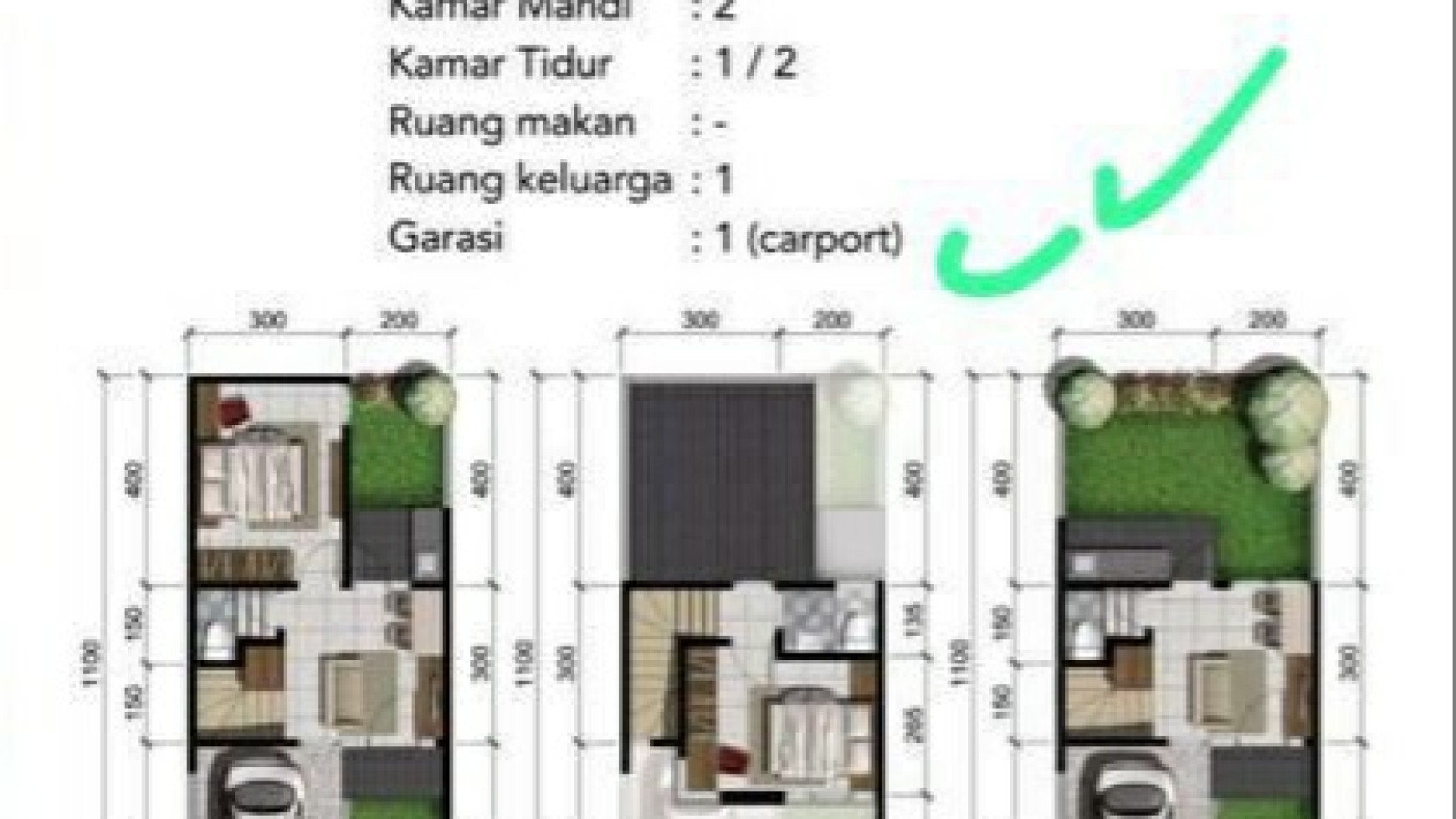 Dijual Rumah North West Lake Citraland Surabaya- Tipe Turkana - Baru 2 Lantai - TerMURAH- Best Price