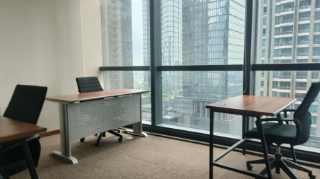 Office Distric 8 Tower Treasury, 141m2, furnished, layout cocok untuk kantor Lawfirm, 