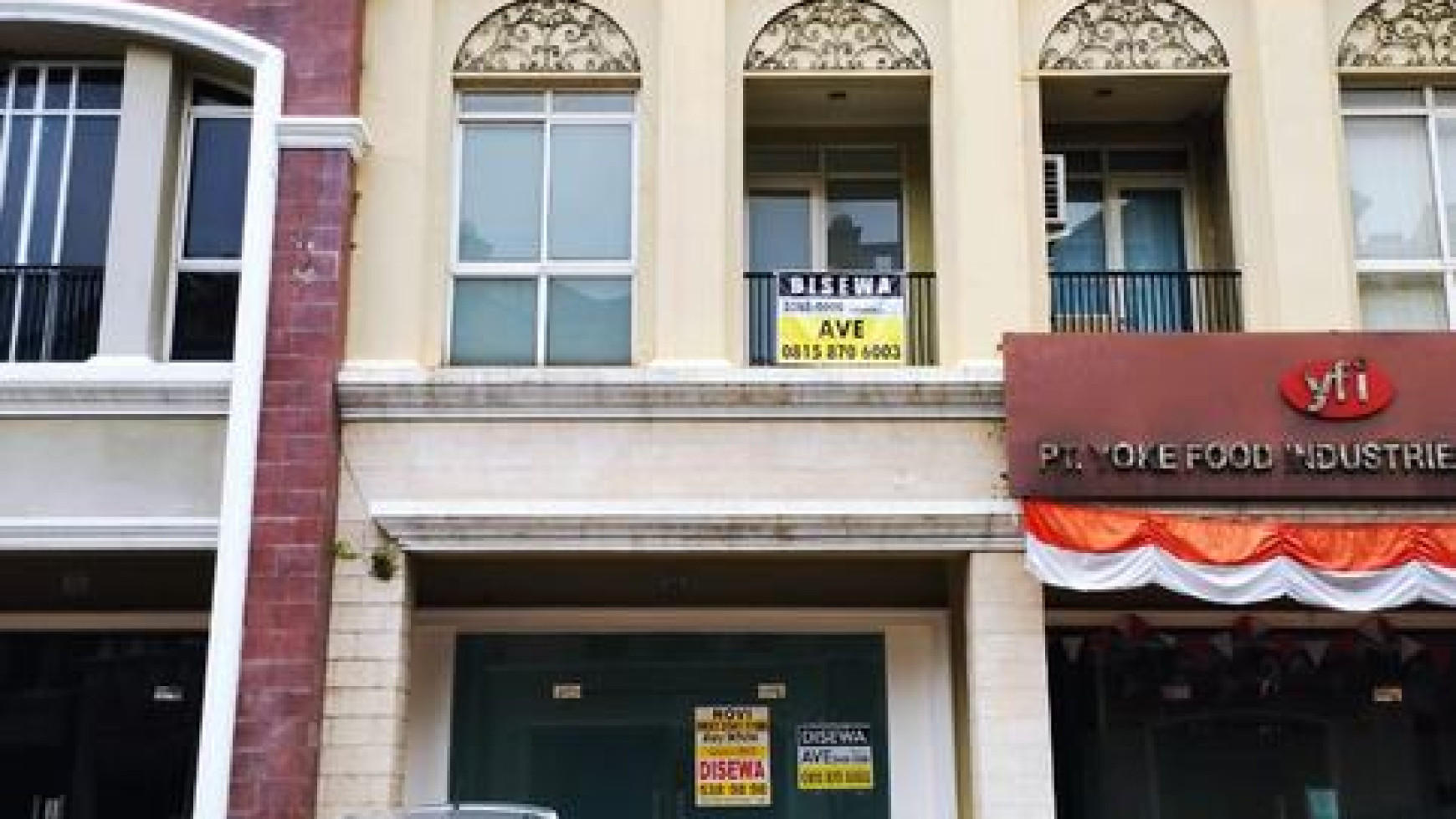 disewa ruko siap pakai, murah, strategis, siap huni, graha boulevard gading serpong tangerang