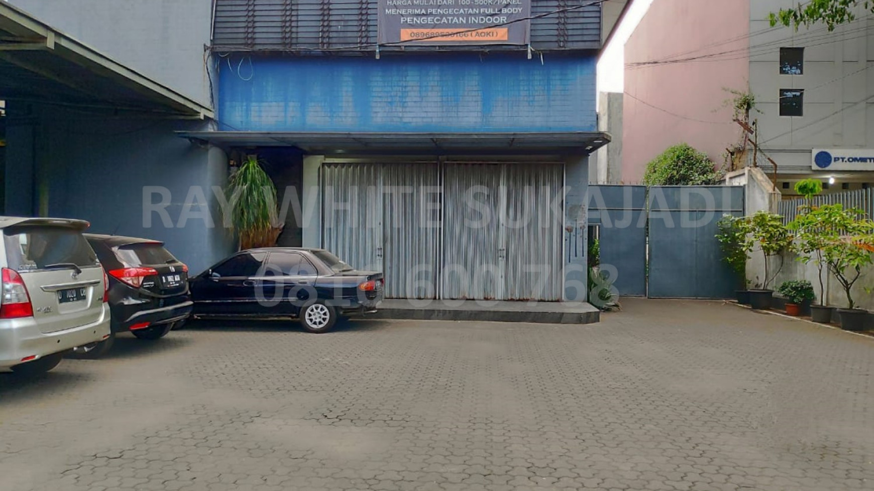 DIJUAL Gudang + Kantor lokasi komersil Peta mainroad