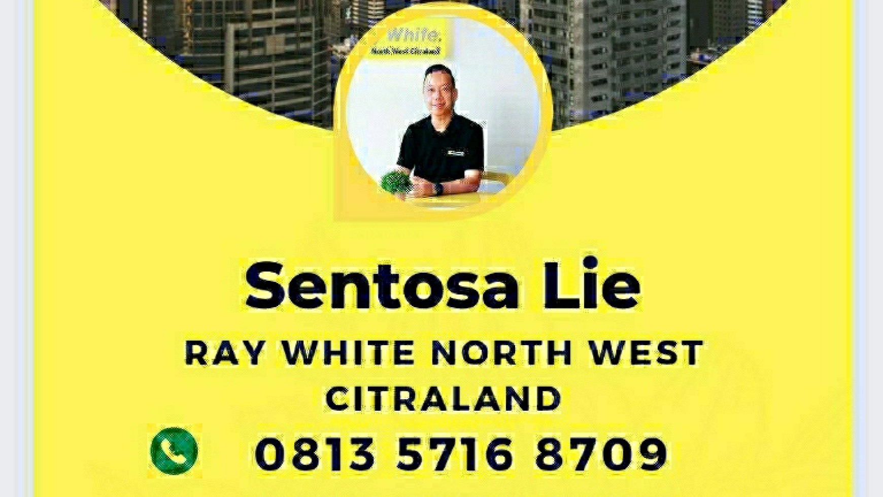 Dijual.Rumah Baru Puri Sentra Raya Citraland New MARMER GRANITE Mewah SEMI Furnished - Lokasi TerDEPAN dekat G-Walk, Sekolah Ciputra