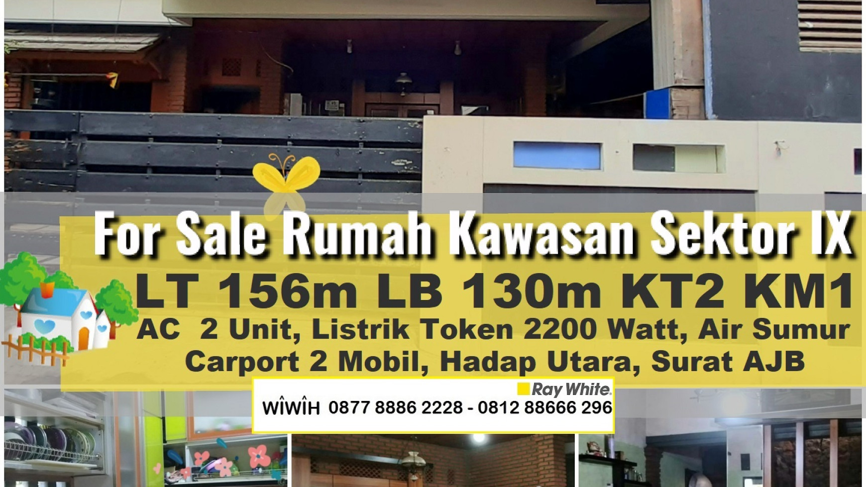 JUAL CEPAT!!! Rumah Hitung Tanah, luas 156m Harga 1,35M, MURAH!!!