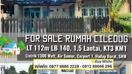 Rumah lama Di Pinang Griya Permai Ciledug Luas 112m Harga 500 Jt Nego sampai DEAL