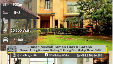 Rumah Mewah Luas 1597m  di  Bintaro Jaya Harga 15 M Nego sampai DEAL