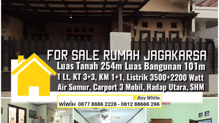 Rumah komersial  Luas 254m Harga 2.6M Nego di Jagakarsa, Jakarta Selatan