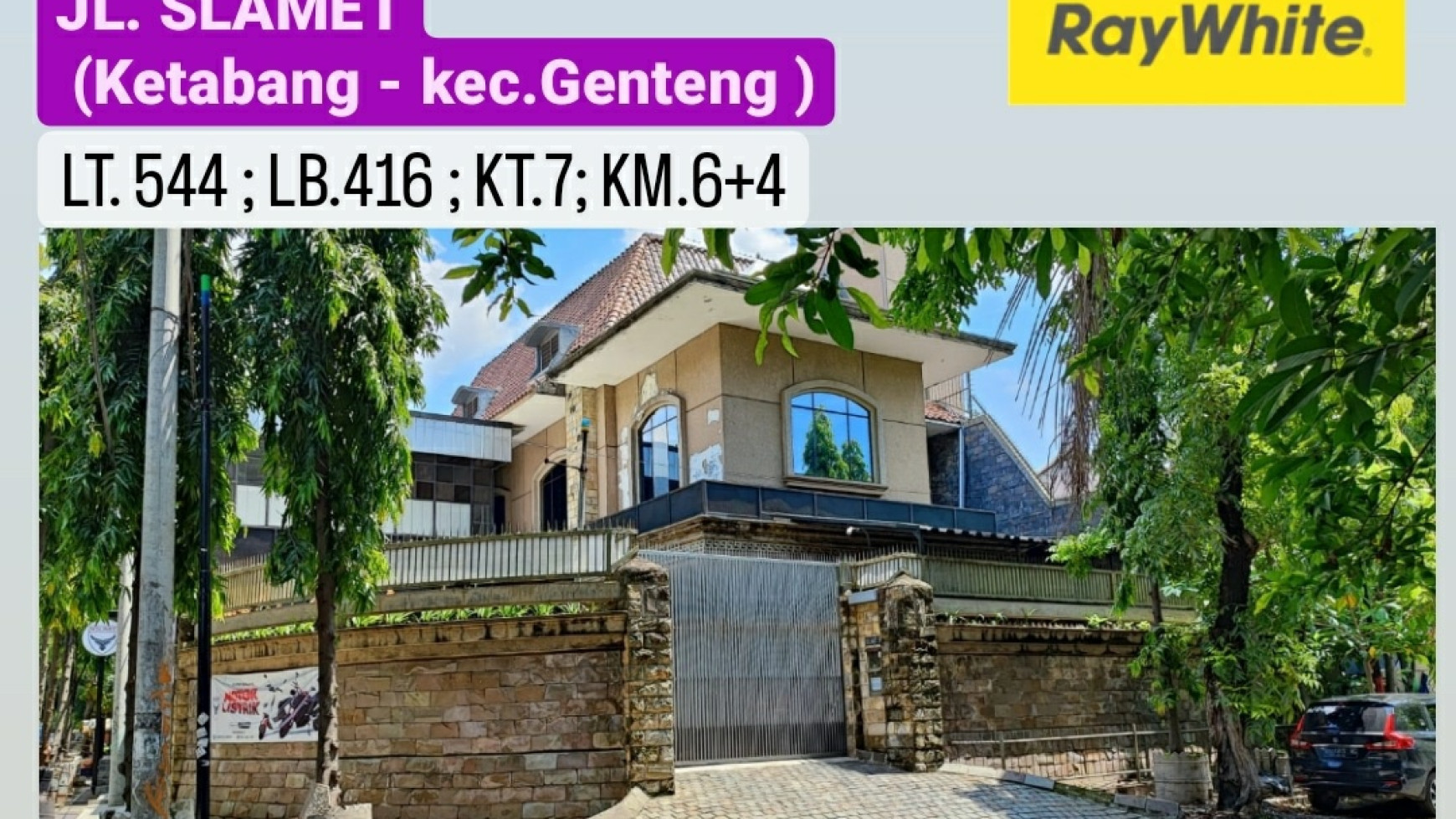 Dijual Rumah Surabaya Pusat- Komersial Area - Jl. Slamet Strategis dekat Grand City, Aiola Eatery , Balai Kota Surabaya