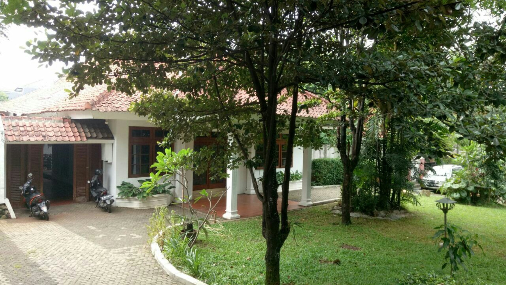 Rumah Asri 1 lantai dipinggir jalan besar Cilandak, Ragunan, Jakarta Selatan