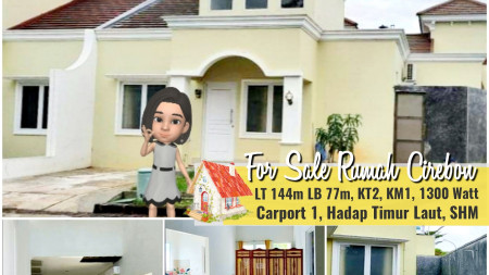 Rumah Cantik Minimalis di Cirebon Luas 144m Harga 725 Jt Nego, MURAH !!!