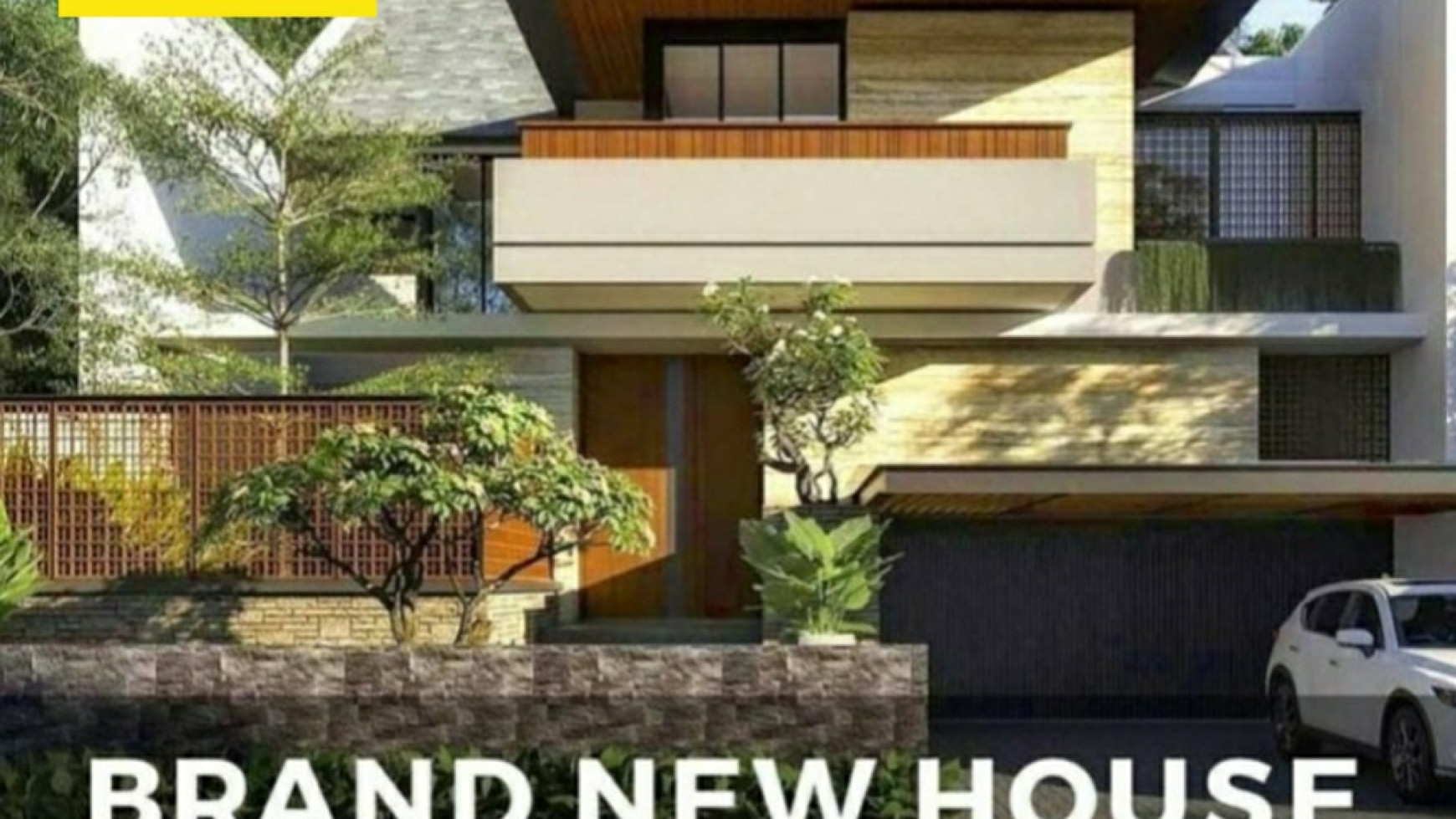 Dijual Rumah Baru Gress Pakuwon Indah Surabaya New Modern Split Level Design 2,5 Lantai - SPESIAL Lokasi Jalan Raya KEMBAR