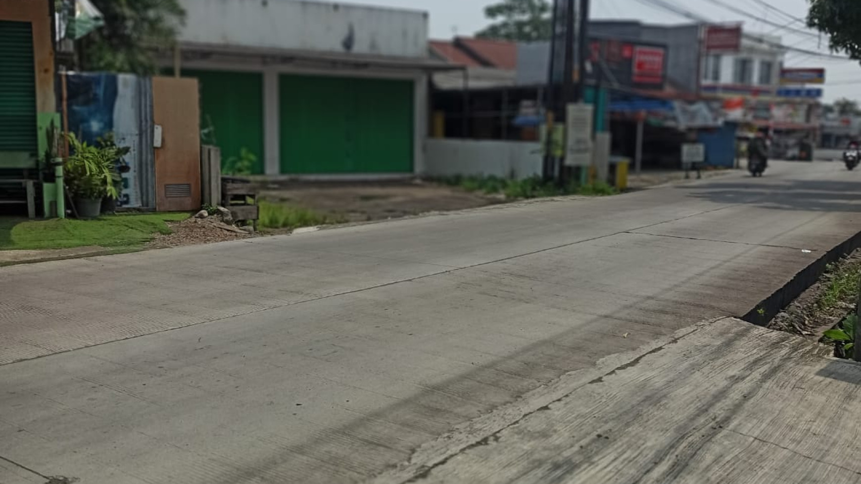 Kavling Siap Bangun Pinggir Jalan Raya dan Terdapat Bangunan Ruko @Cilauk, Ciomas, Bogor