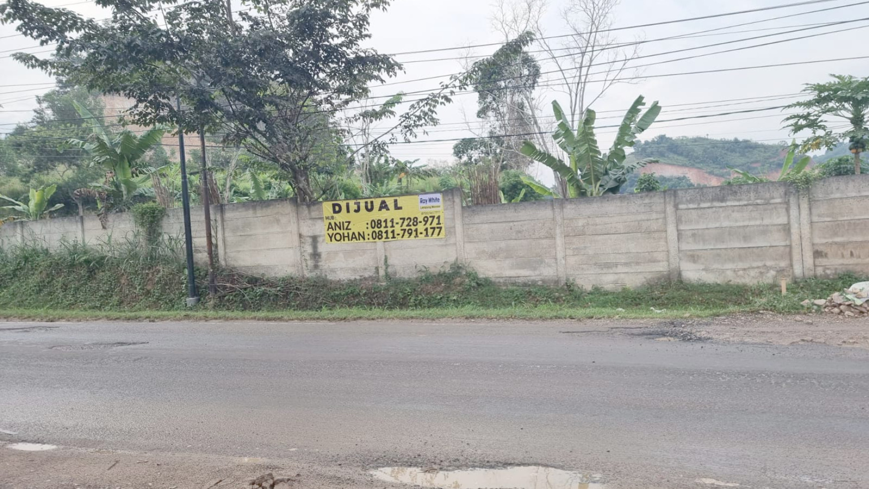 Dijual Tanah Pinggir jalan Campang raya,Bandar Lampung