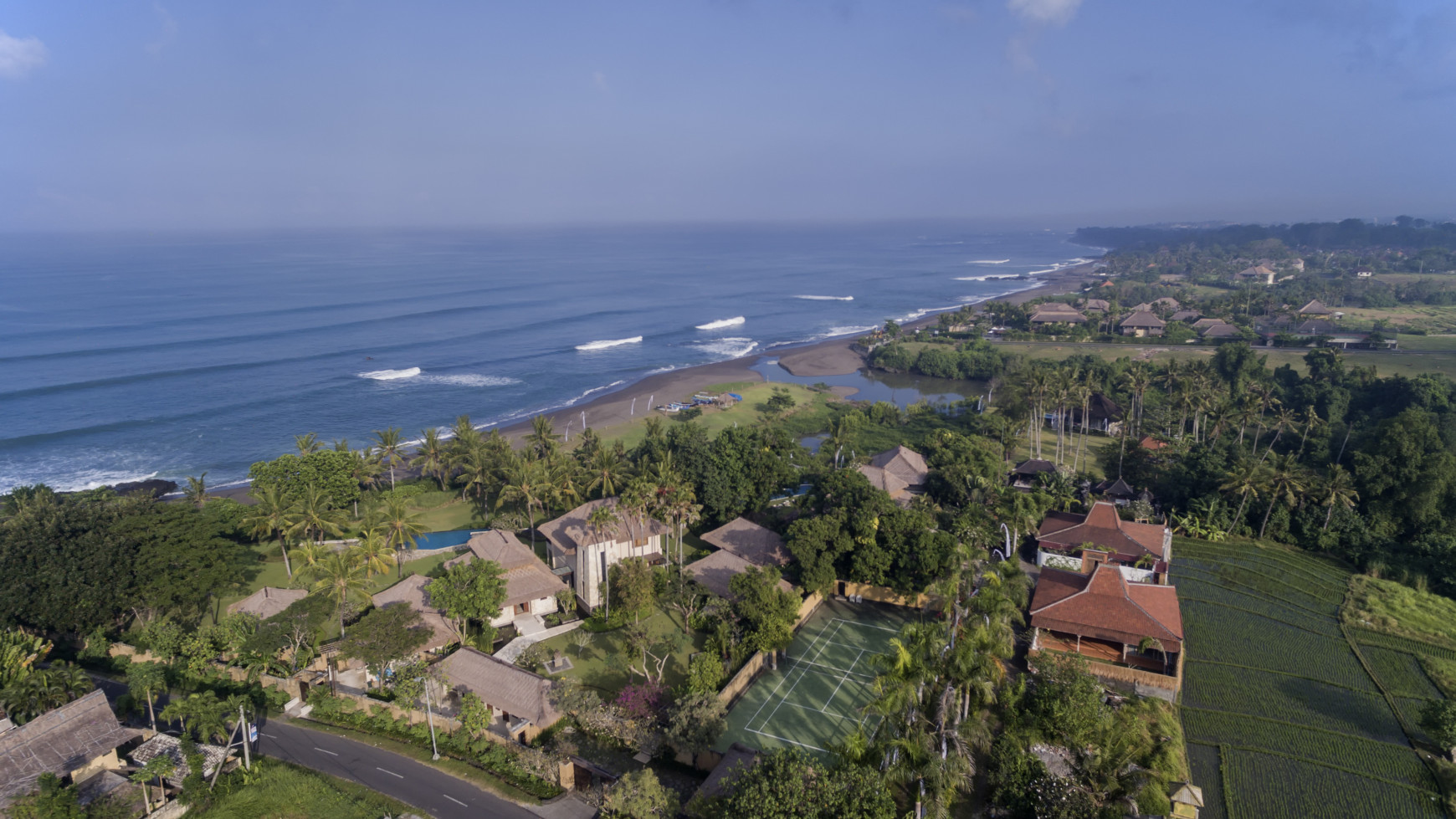 Prime Beachfront Estate of over 1 hectare presenting unique opportunity for redevelopment or lifestyle choice in Pererenan Canggu