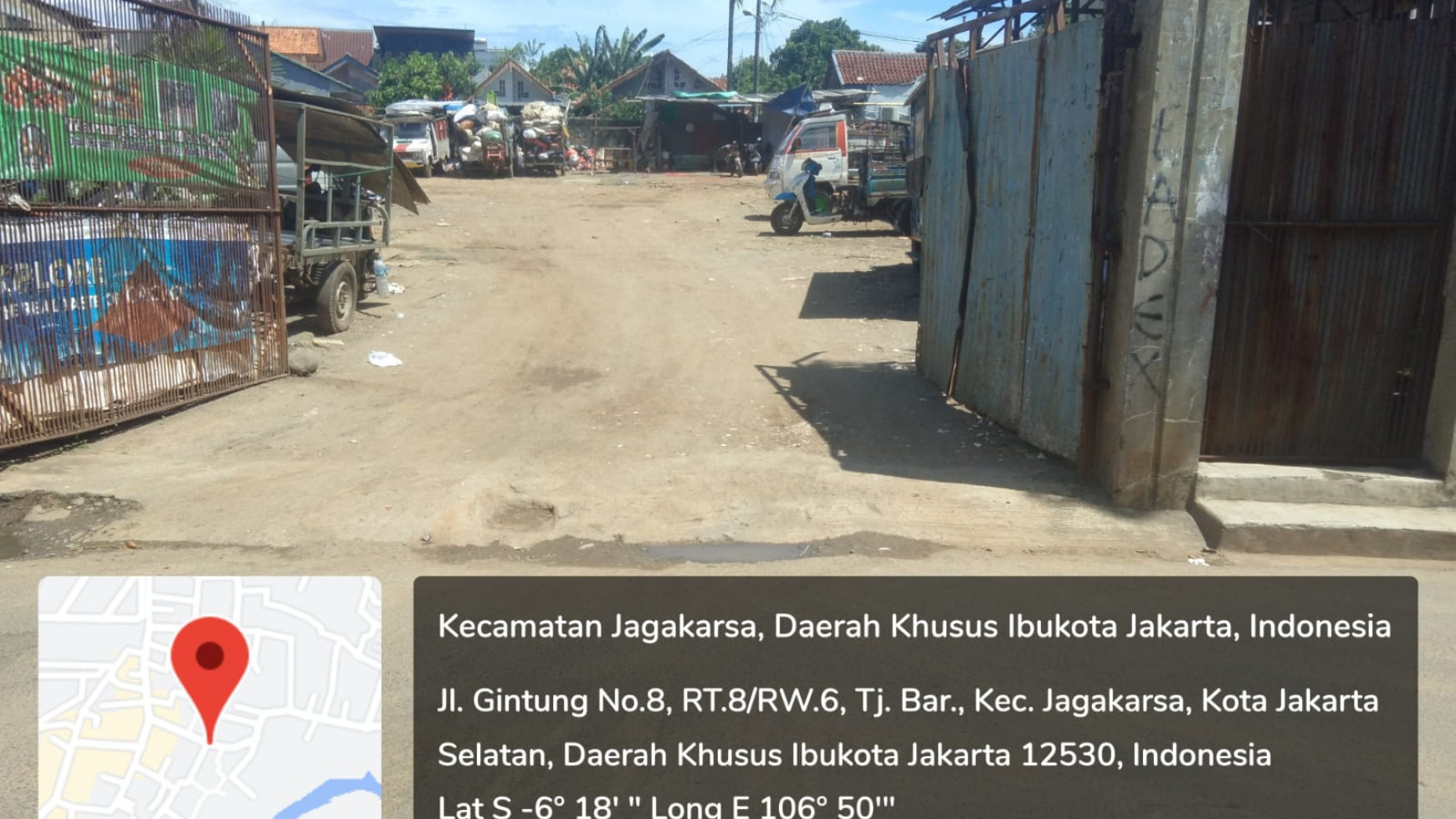 Dijual Tanah Luas di Tanjung barat 