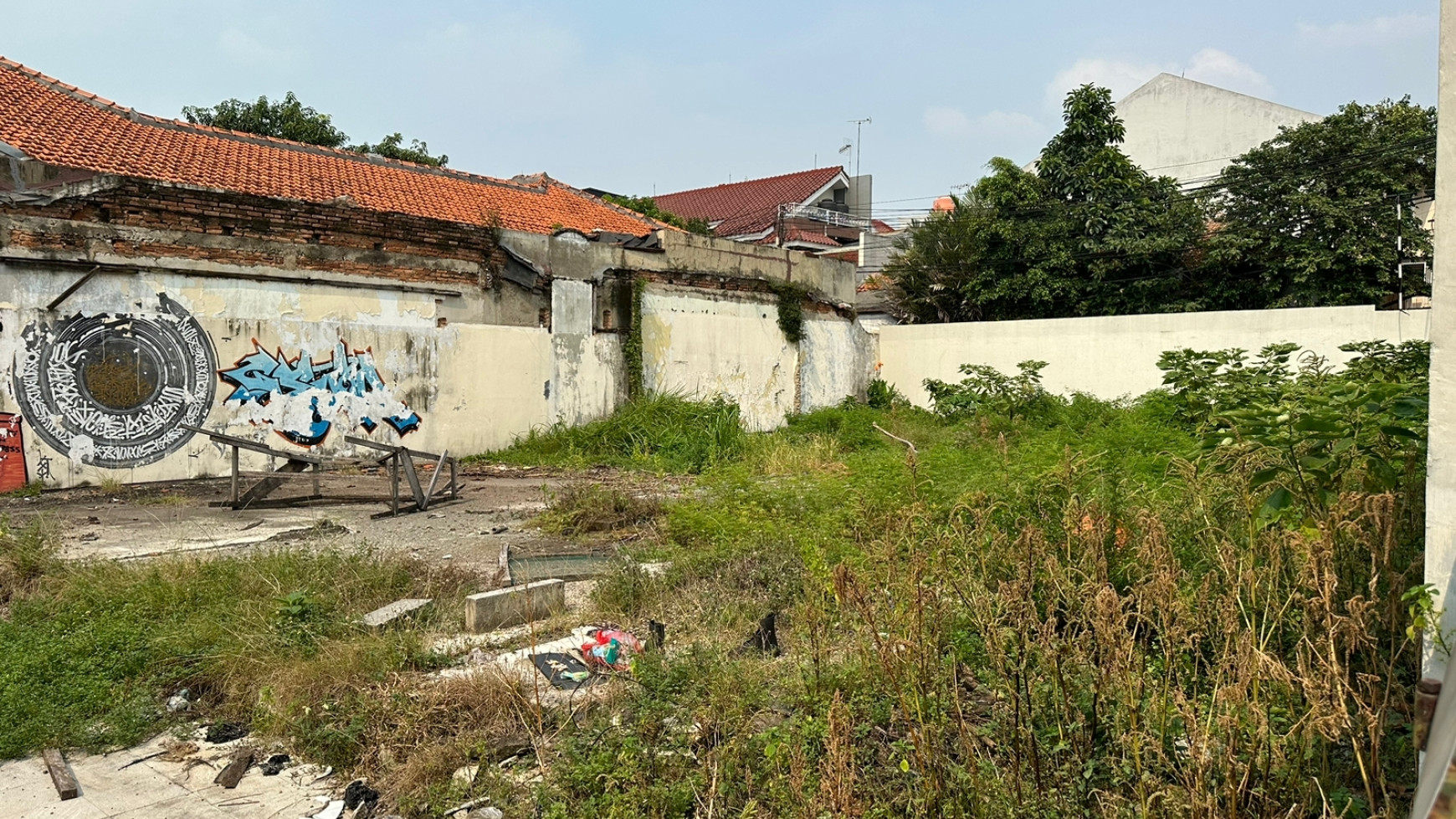 DIjual Tanah Kosong Lokasi Sangat Strategis di Jl Abuserin Jakarta Selatan