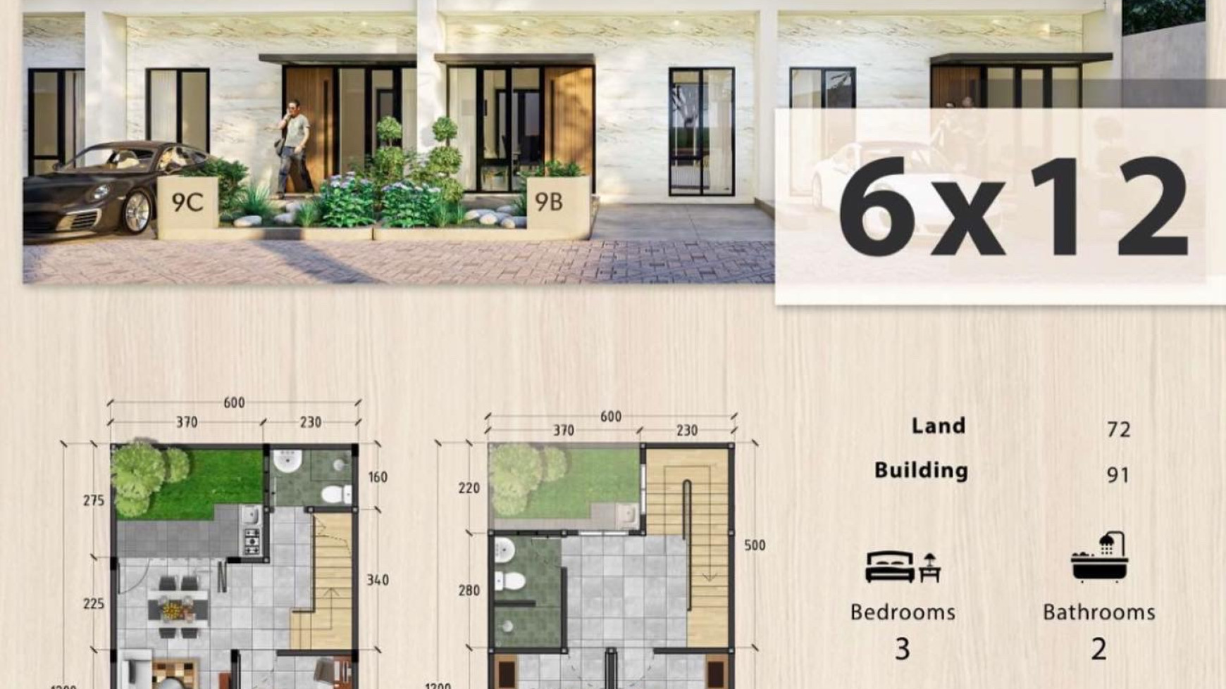 Rumah Baru Dekat Kota Satelit Sukomanunggal Modern Minimalis 2 Lantai