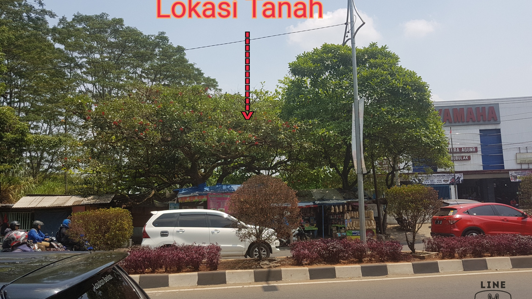 Tanah komersial Dramaga raya Bogor