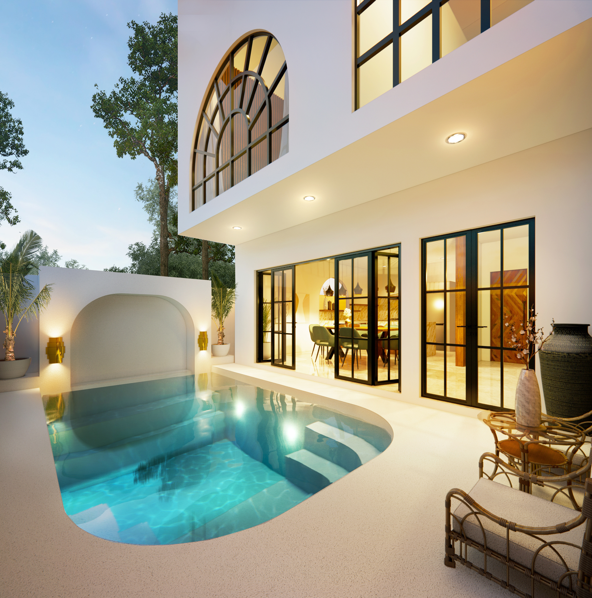 For Sale Freehold - Brand new villa modern full furnish in area Tiying Tutul , Canggu 