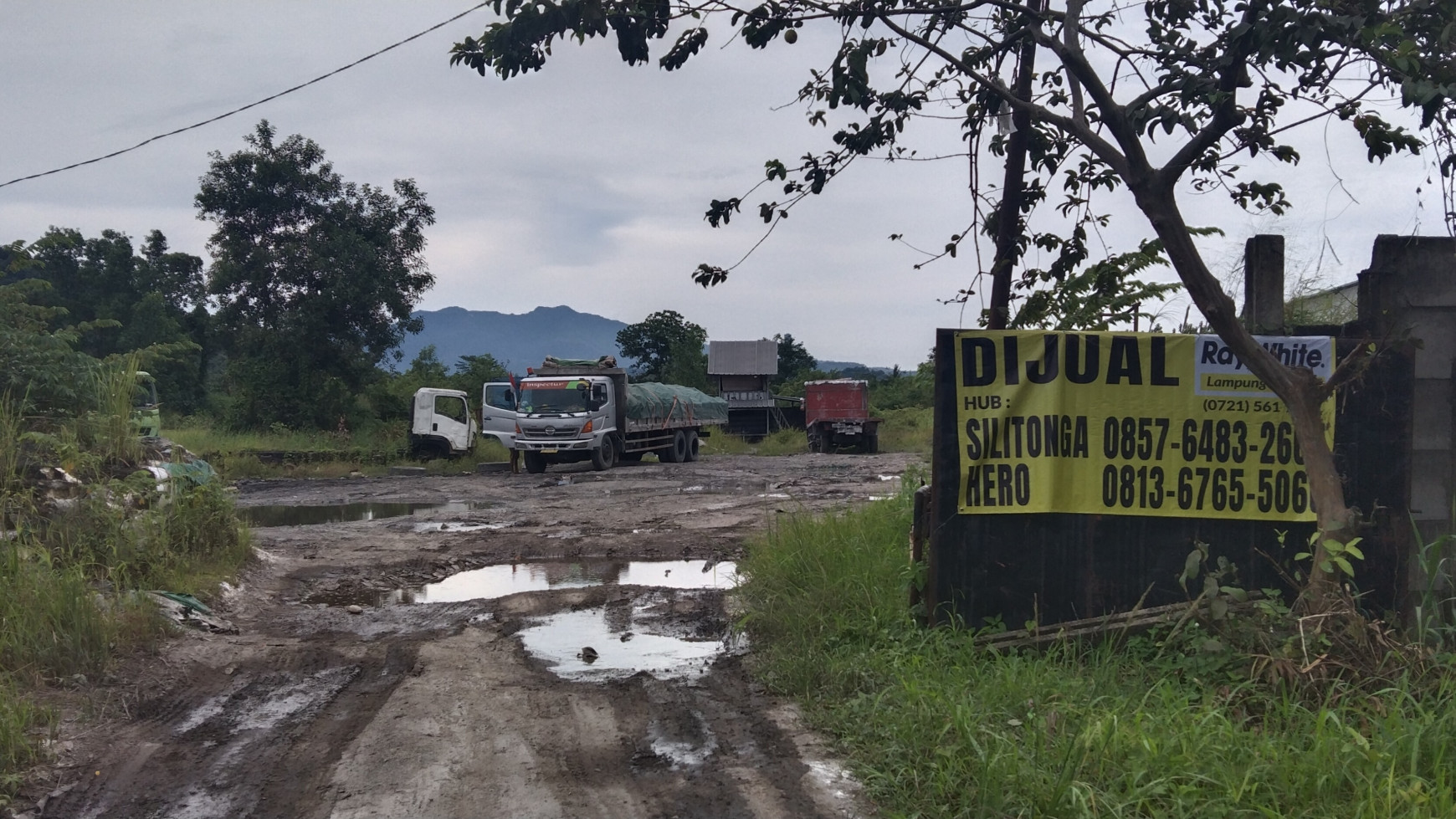 DIJUAL SEBIDANG TANAH DI BYPASS SOEKARNO HATTA KEDAMAIAN BANDAR LAMPUNG