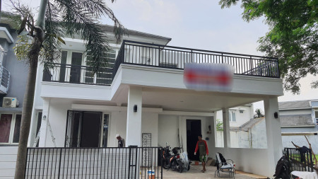 Rumah 2 lantai Full Renov Hadap Taman dan Danau di Citra Gran