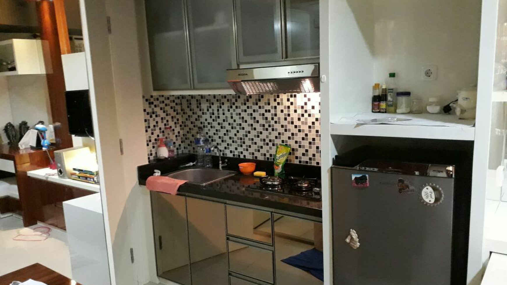 Dijual / Disewakan Apartemen Tanglin tipe Studio Full Furnished + Elektronik Mewah - Siap Huni- Lantai 17 , View Kota