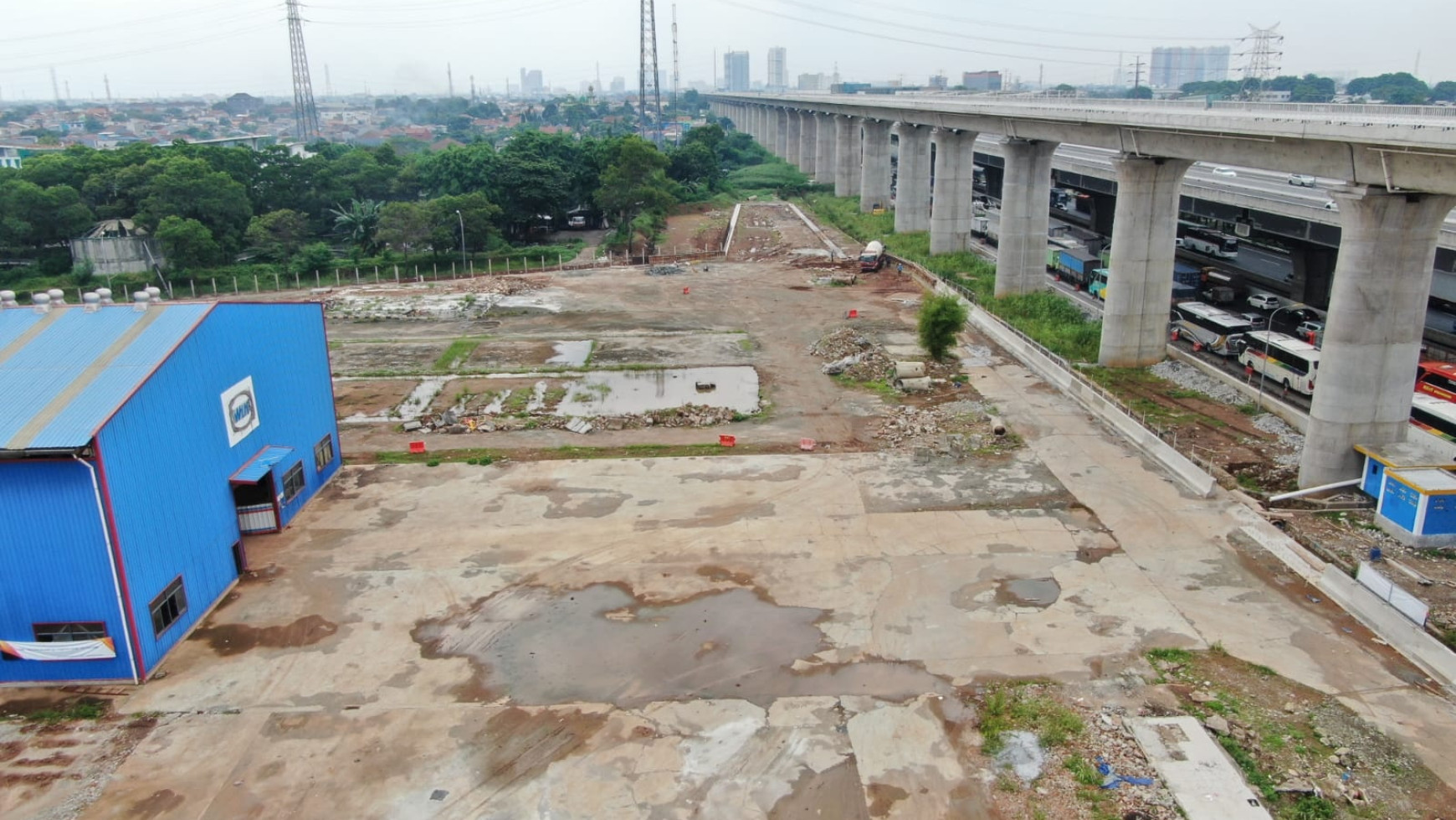 Gudang di Lokasi Strategis  cocok untuk Logistik 