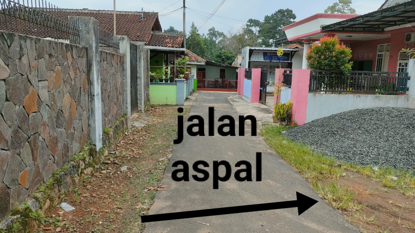 Tanah murah di Jln. Pagar Alam GG. PU