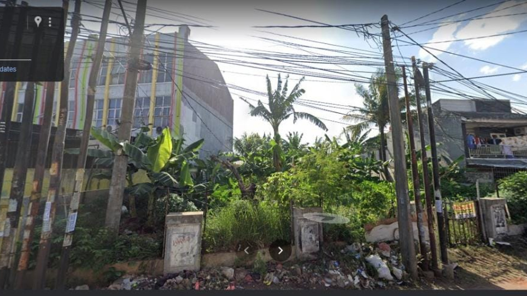 Dijual Kavling Siap Bangun, Lokasi Pinggir Jalan Raya dan Area Komersil @Ciputat