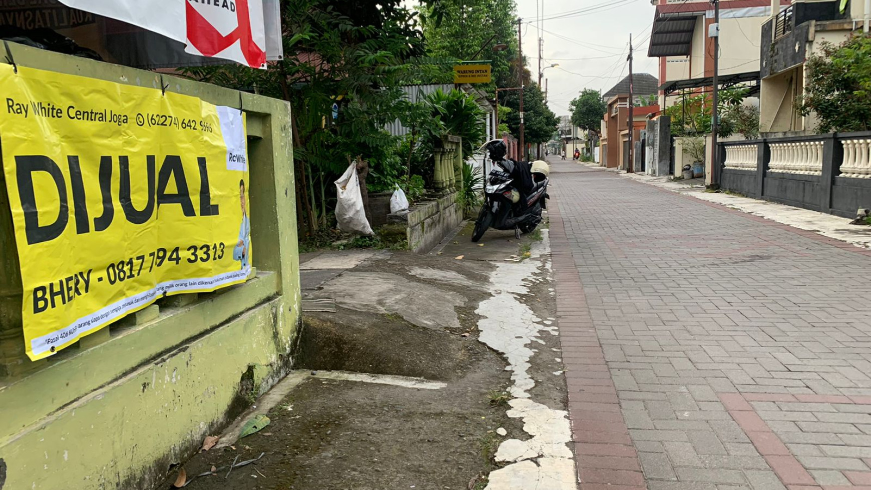 TANAH SELUAS 387 METER PERSEGI DI TENGAH KOTA JOGJA